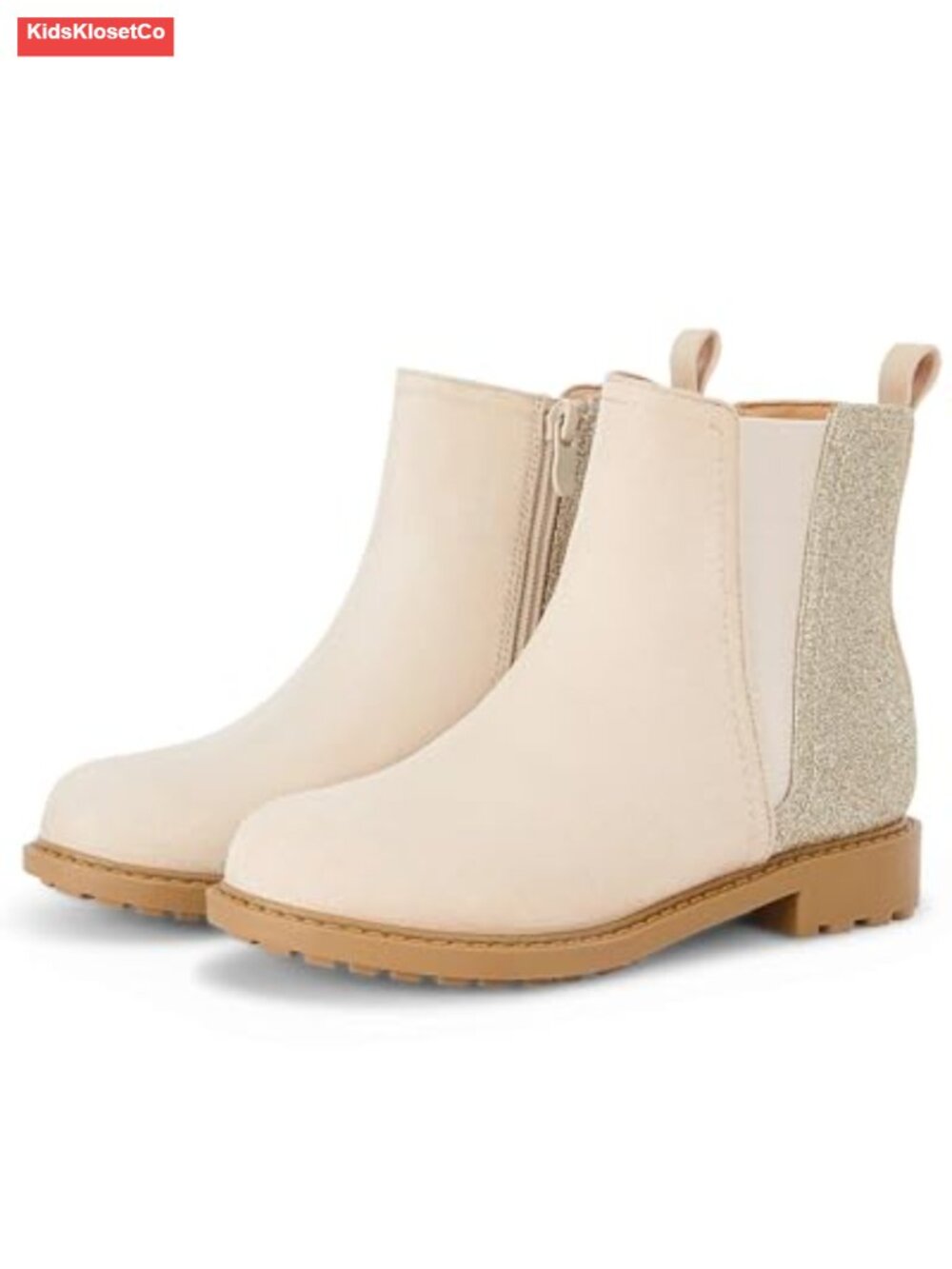 Girls Glitter Ankle Boots Side Zipper Chelsea Dress Booties Toddler Big Kid